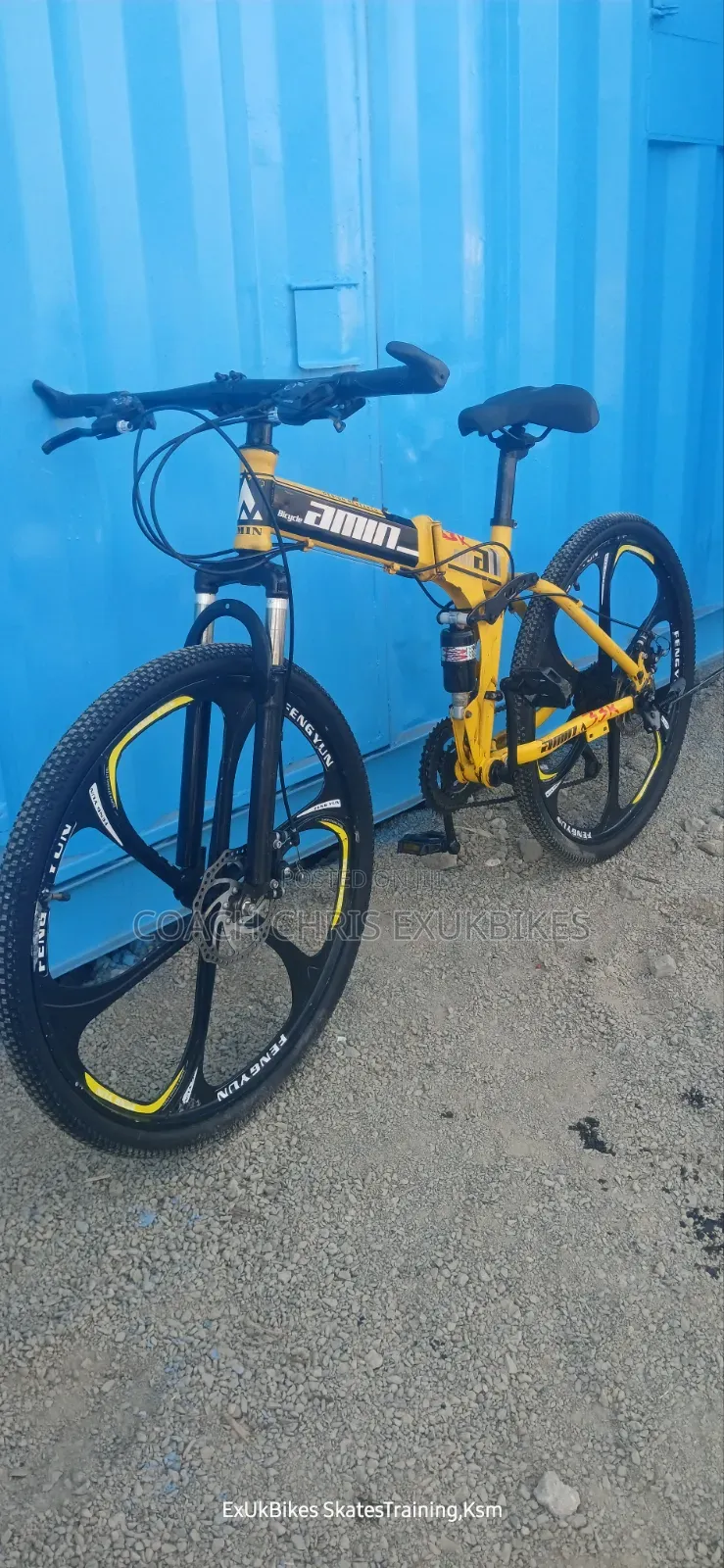 Ex Uk Folding Bike W/ Original Non Breaking Chrome Sports Rims