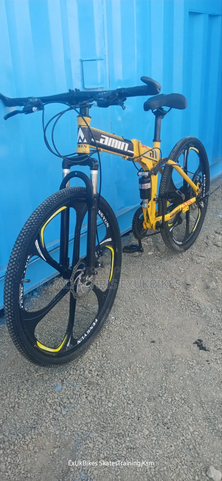 Ex Uk Folding Bike W/ Original Non Breaking Chrome Sports Rims