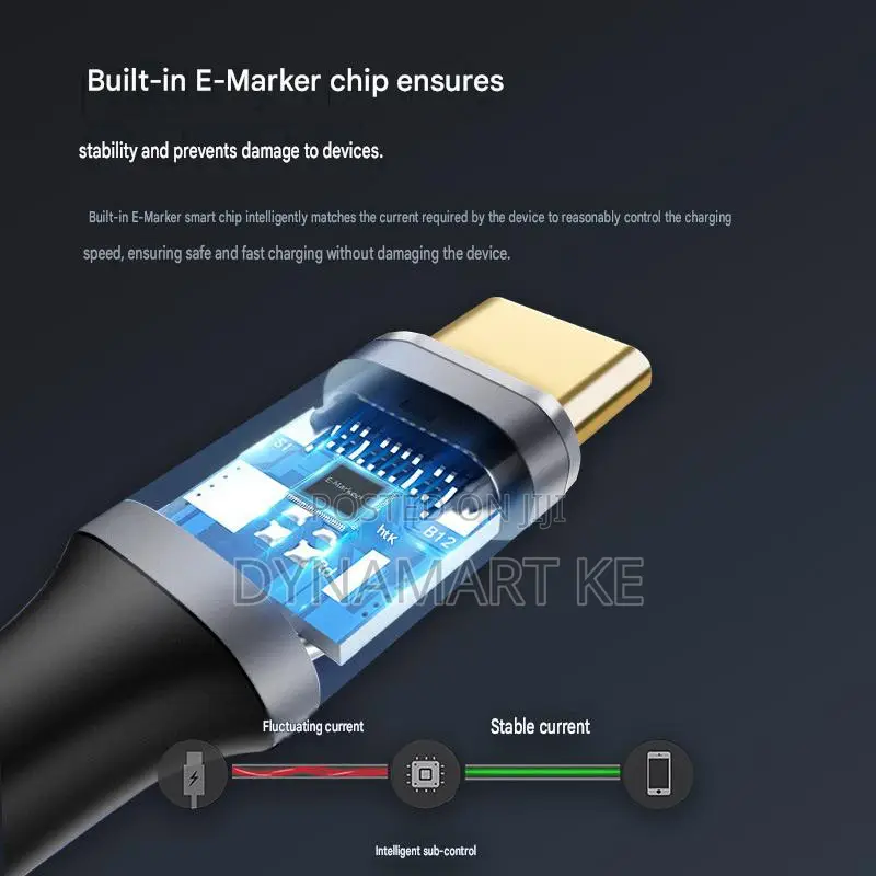 Type C to Type C 100w 10gbps Display Laptop Cable Pd 3.1 E-Marker