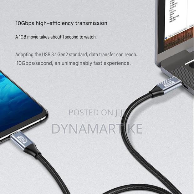 Type C to Type C 100w 10gbps Display Laptop Cable Pd 3.1 E-Marker - thumbnail 5