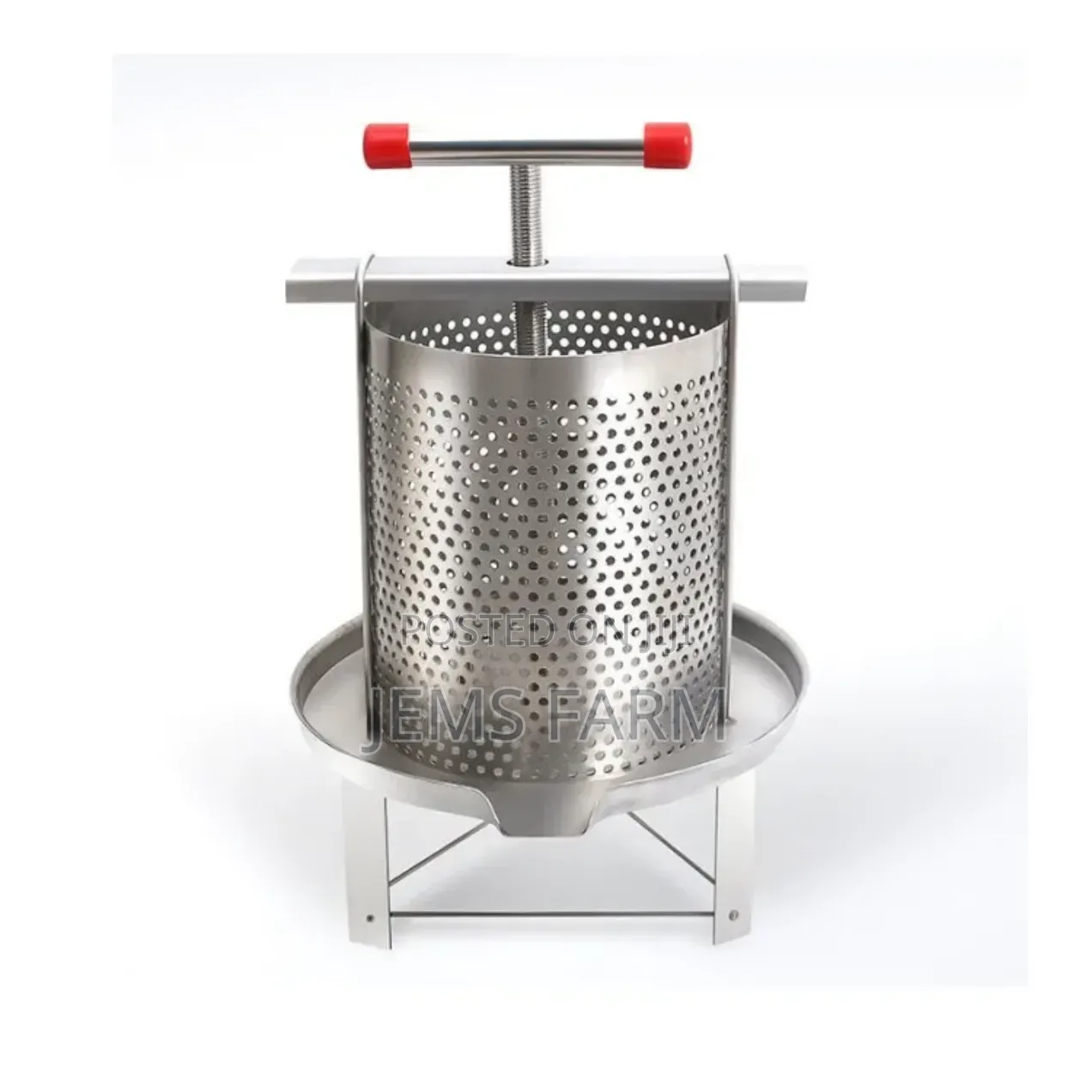 Honey Press Machine-Open Barrel