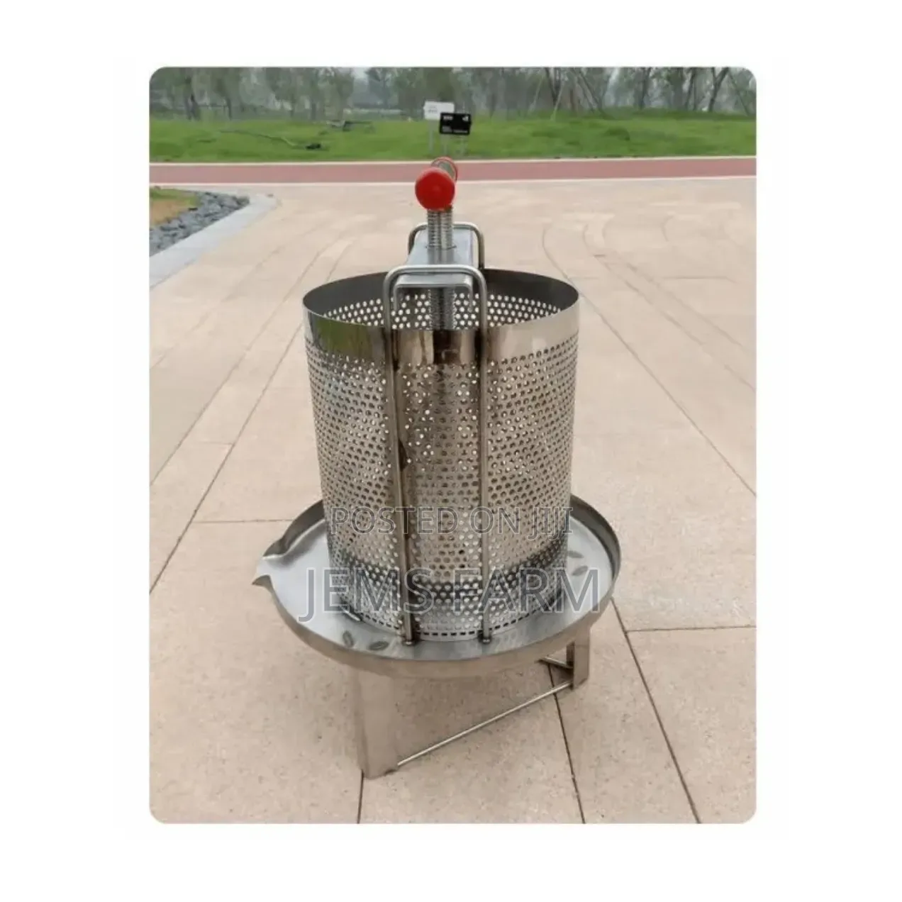 Honey Press Machine-Open Barrel