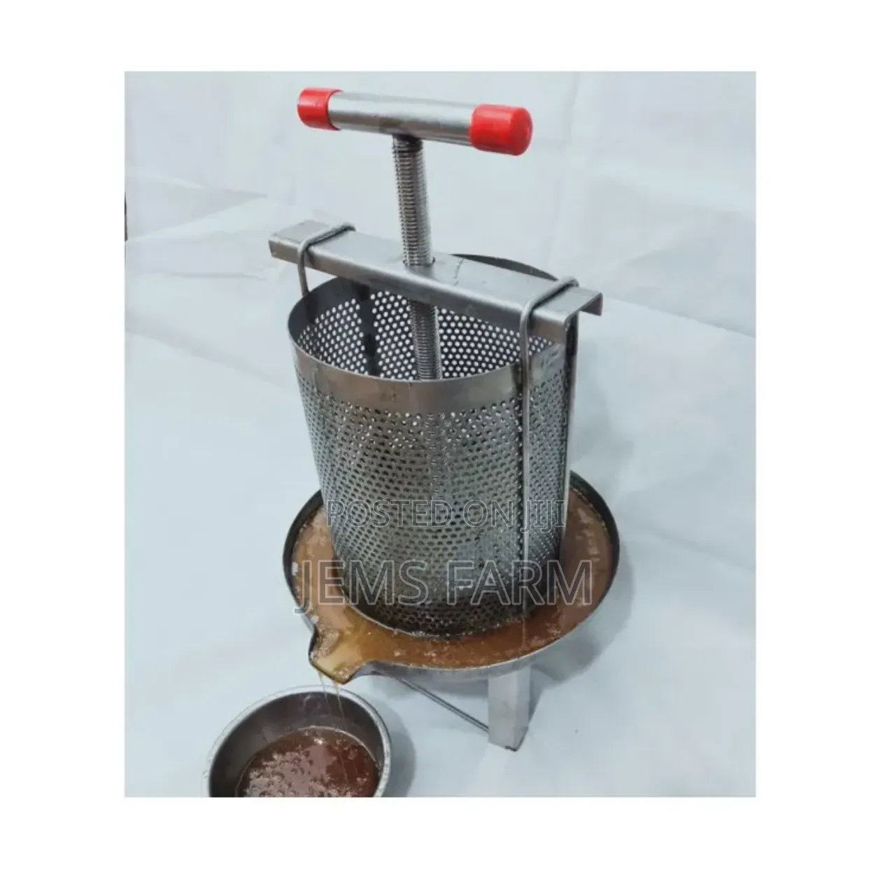 Honey Press Machine-Open Barrel