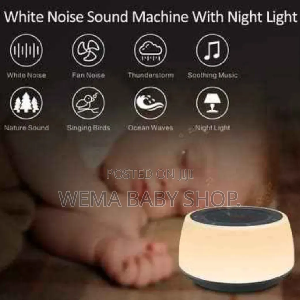 Baby White Noise Machine With Night Light