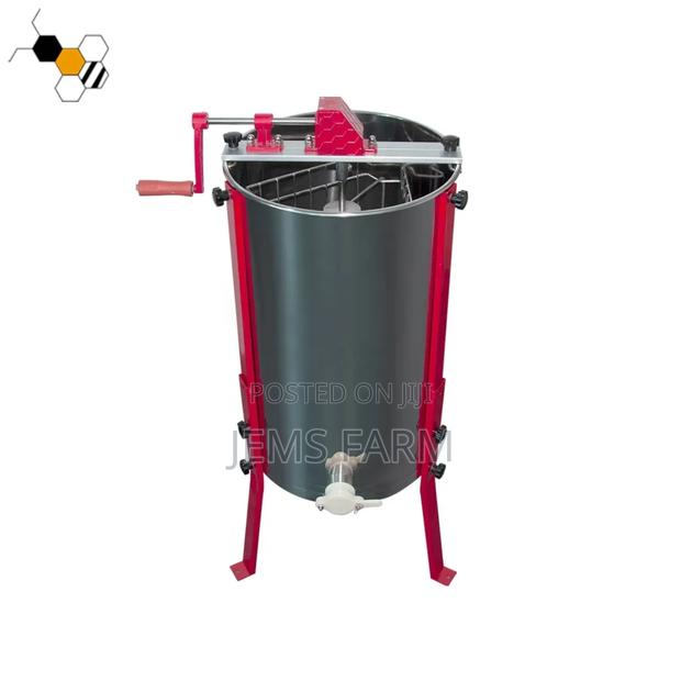 3 Frames Manual Honey Centrifuge Extractor - thumbnail 2