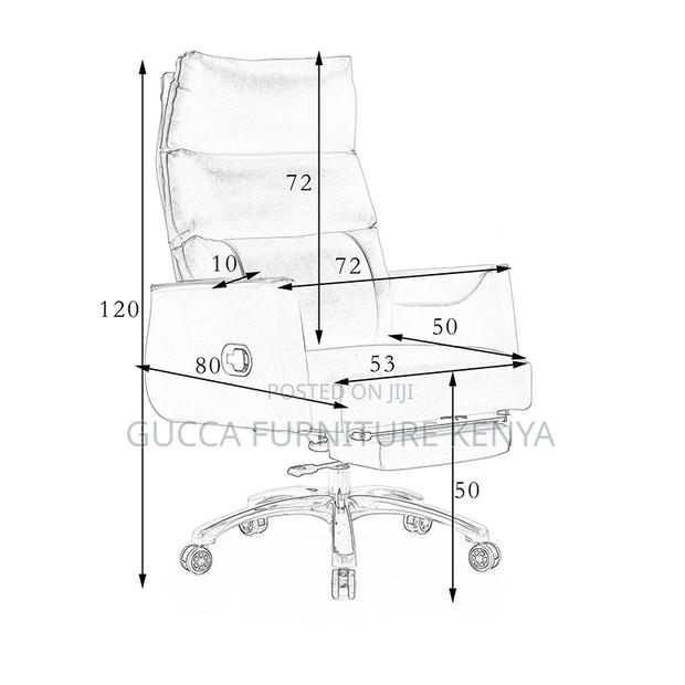 Executive Leather Office Task Chair - thumbnail 2