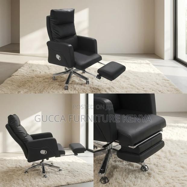 Executive Leather Office Task Chair - thumbnail 4