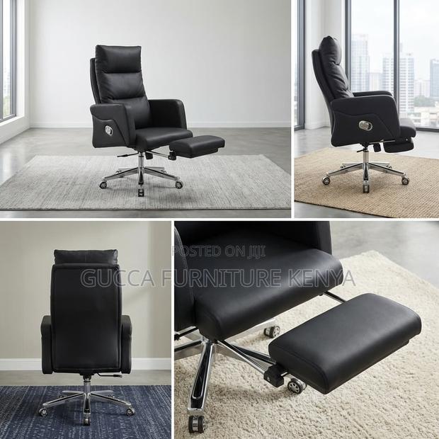 Executive Leather Office Task Chair - thumbnail 6