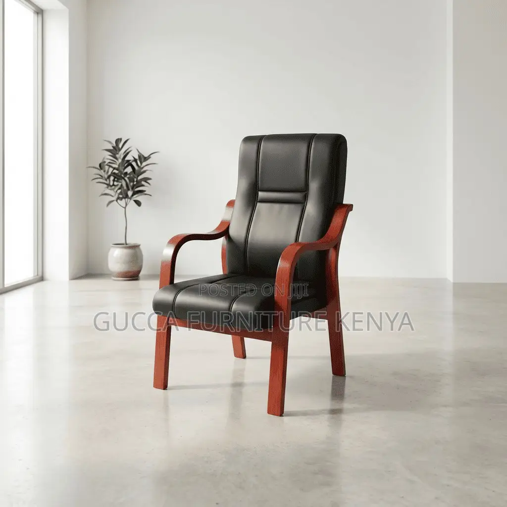 Leather High Back Bliss Guest Chair