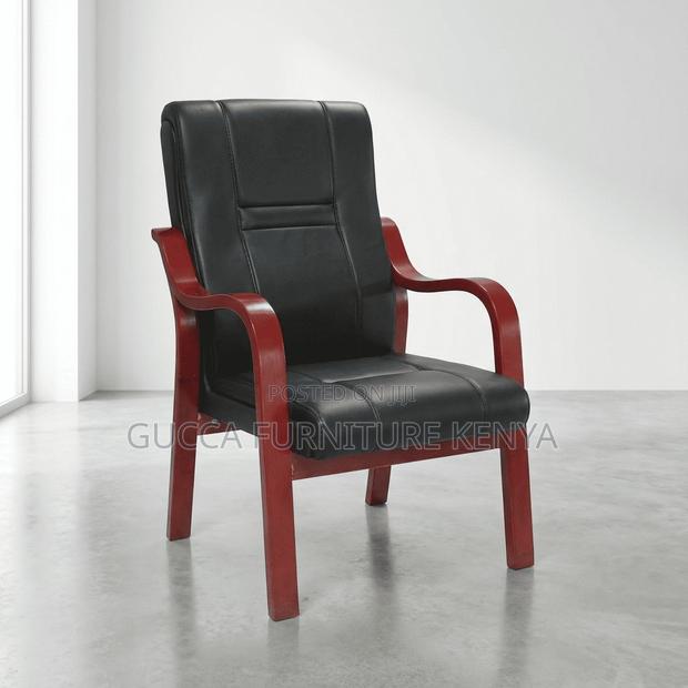 Leather High Back Bliss Guest Chair - thumbnail 4