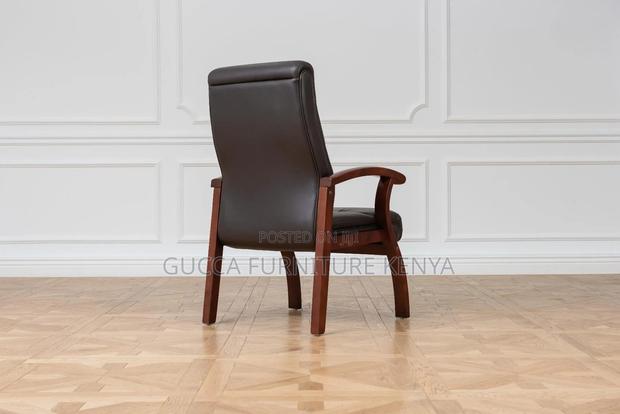 Leather High Back Bliss Guest Chair - thumbnail 6