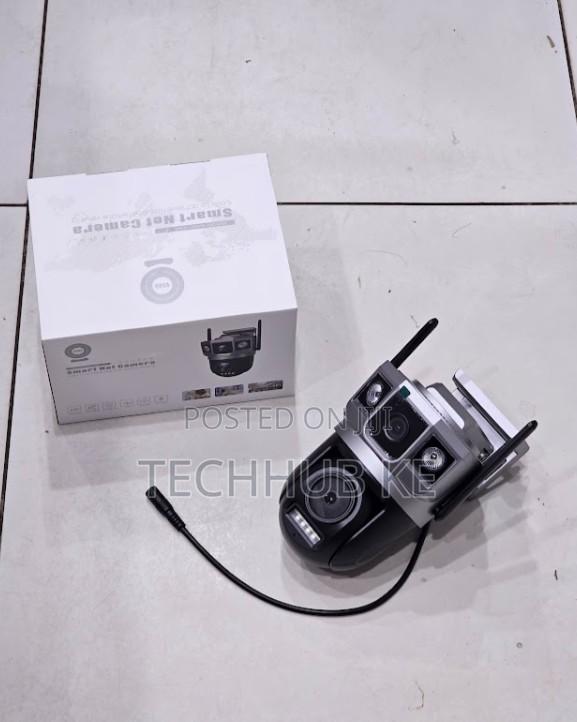 4g Dual Lens CCTV Camera With Sim Card 360° PTZ Monitoring