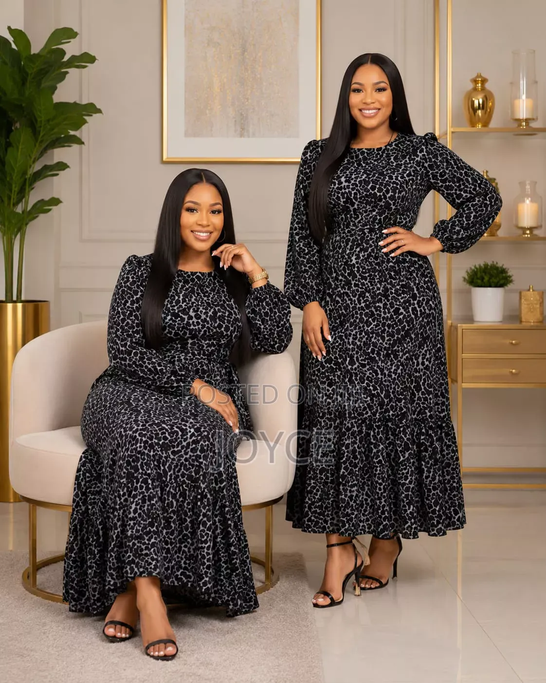 Animal Print Maxi Dress