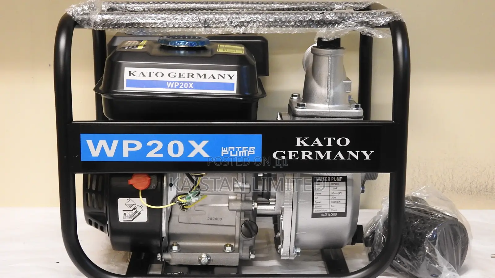 Wp20x 8hp Water Pump – Fast Water Transfer Irrigation Pump