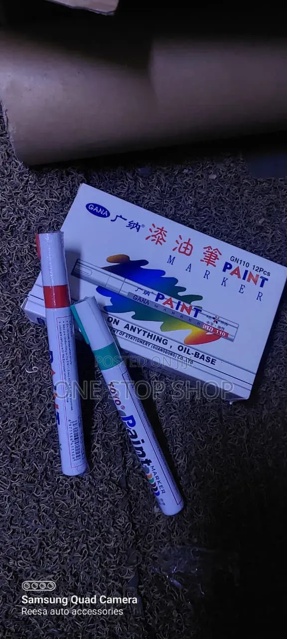 Car Tyre,Metal,Wood Paint Markers 2pc