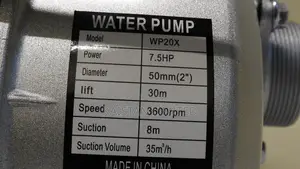 Kato Germany Wp20x Water Pump – Ideal for Farms Construction