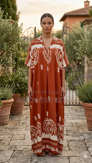 Comfortable Oversized Kaftan Dress for Women