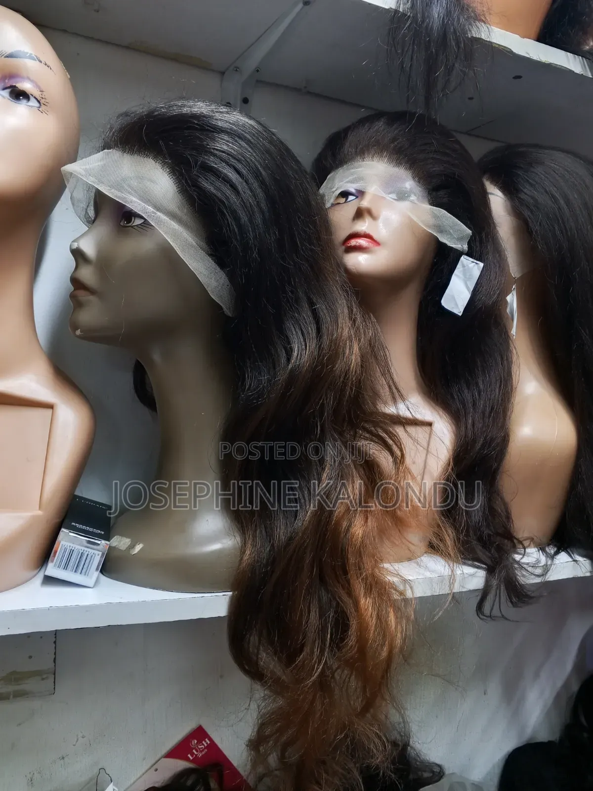 Semi Human Wig