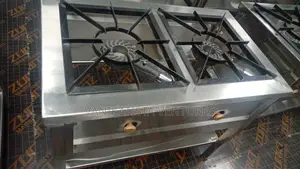 Gas Cooker Two Burner, Stainless Steel