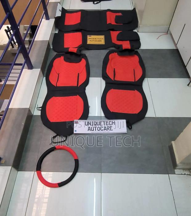 Full Set Crown Leather Seat Covers 5 Seater - thumbnail 2