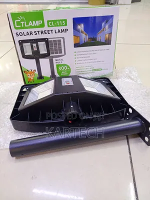 Ctlamp Cl-115 Waterproof Solar Street Lamp 300w Outdoor Security Light