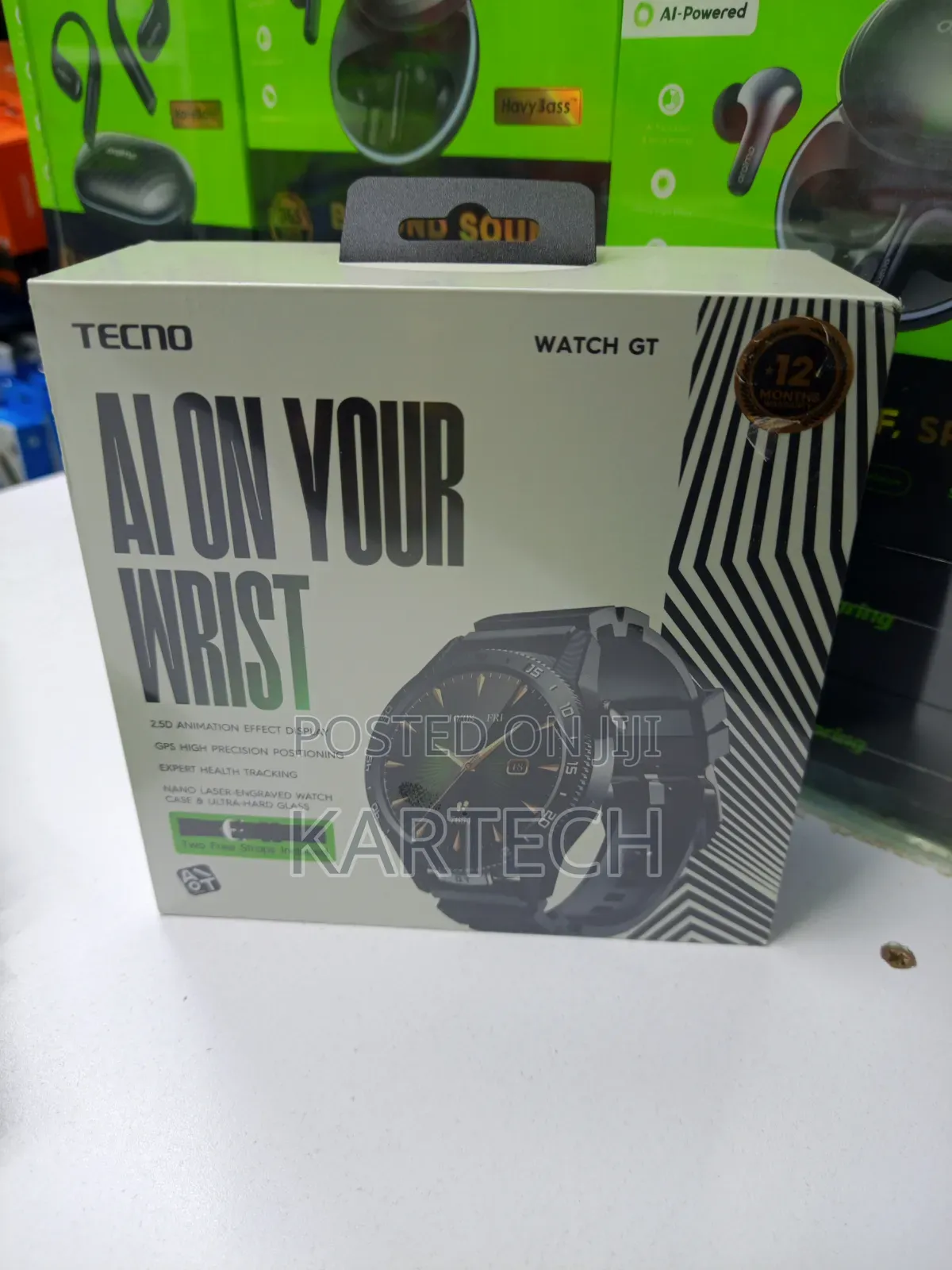 Tecno Watch Gt GPS Smart Watch With Advanced Fitness Tracking