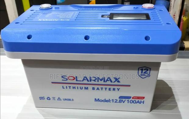 100ah - 12v Lithium Ion Solar Battery Top Grade With Display - thumbnail 3