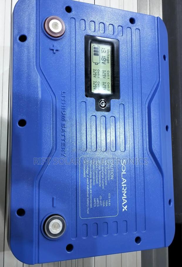 100ah - 12v Lithium Ion Solar Battery Top Grade With Display - thumbnail 4