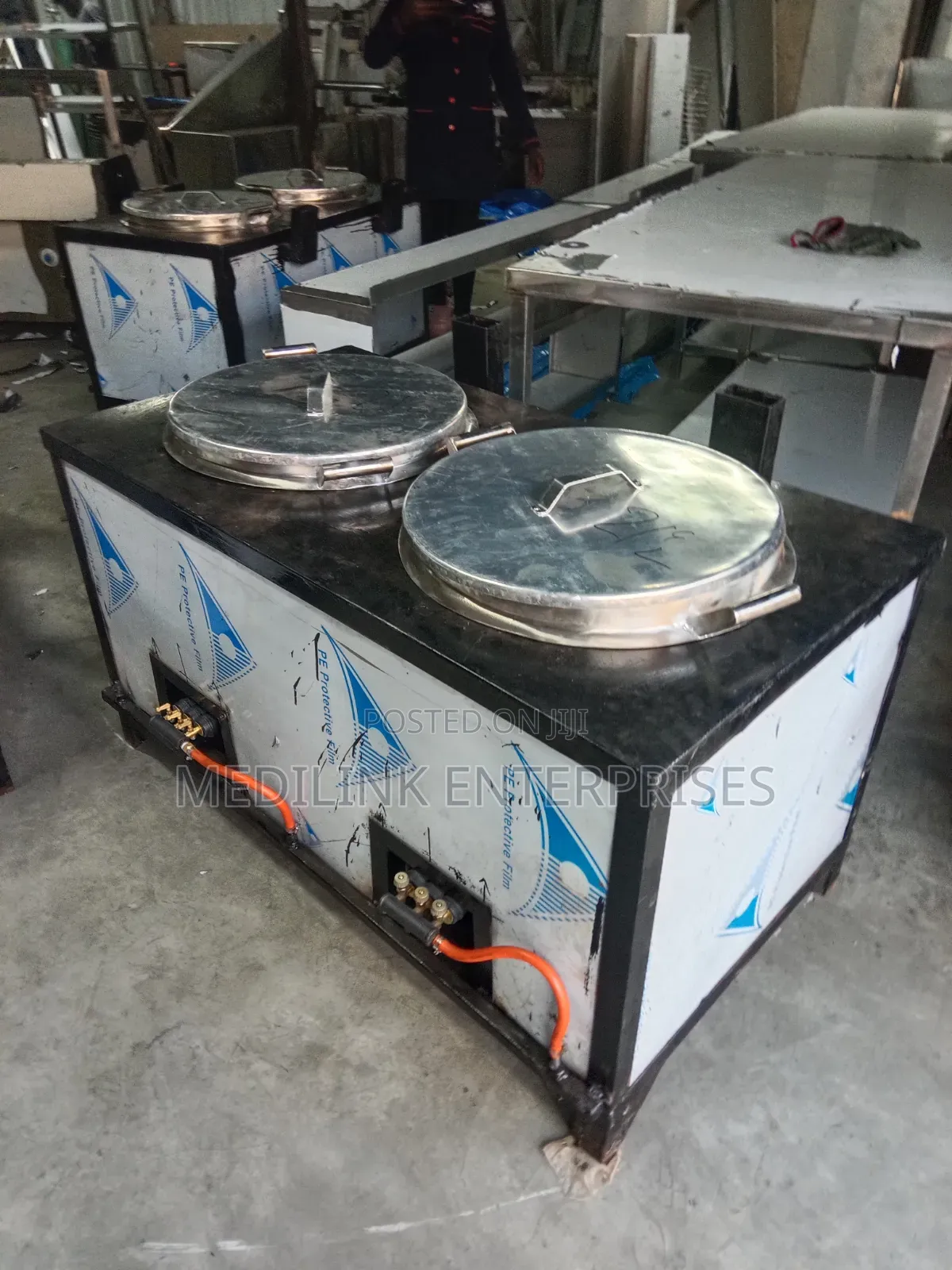 Stainless Steel 25 L Double Gas Energy Saver Jikos