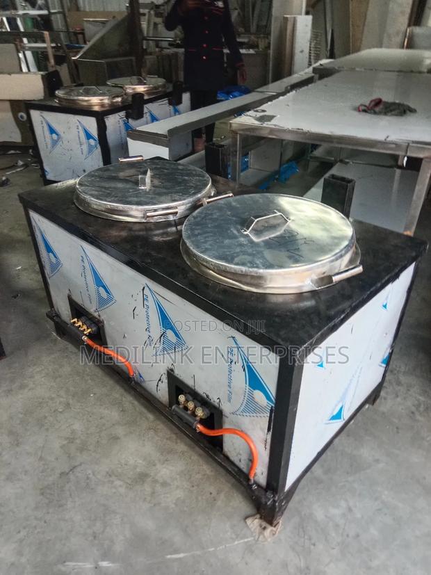 Stainless Steel 25 L Double Gas Energy Saver Jikos