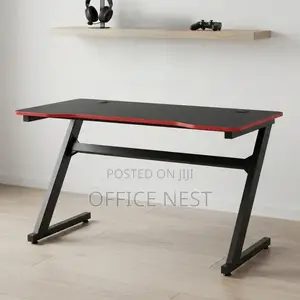 Gaming Table With Z-Shape Frame Leg
