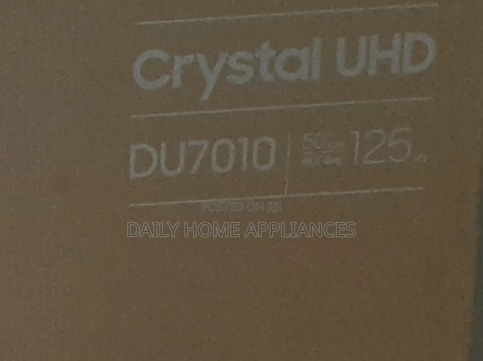 Samsung 50" Crystal Uhd Smart Tv