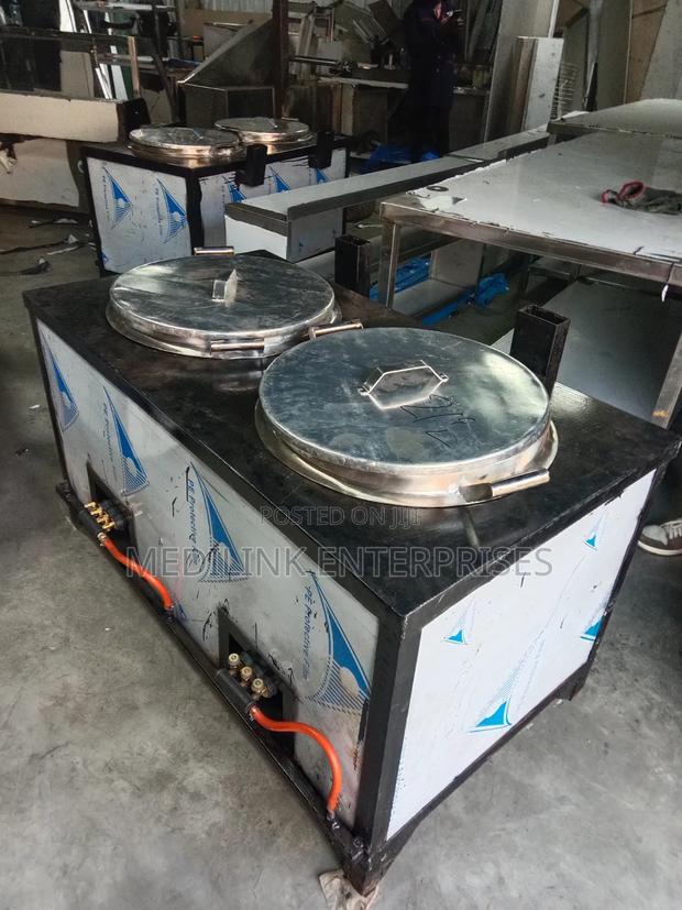 Modern Gas Driven Jikos Combined Stainless Steel 50 L Each