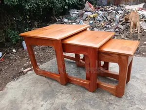 Macclesfield Design of an Nestle Stools Mahogany