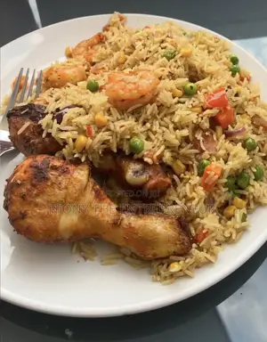 Chicken and Fried Rice