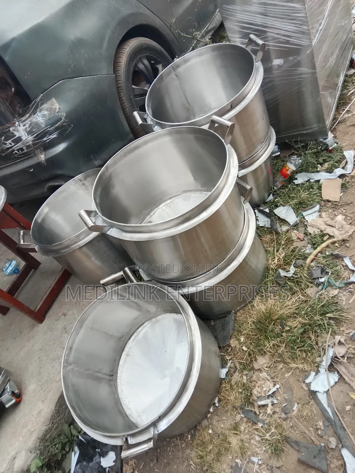Customized 50 Litres Stainless Steel Sufurias