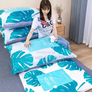 10pcs Vacuum Compression Storage Bags With Electric Pump