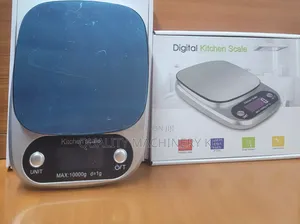 Accurate 10kgs Silver Kitchen Scale