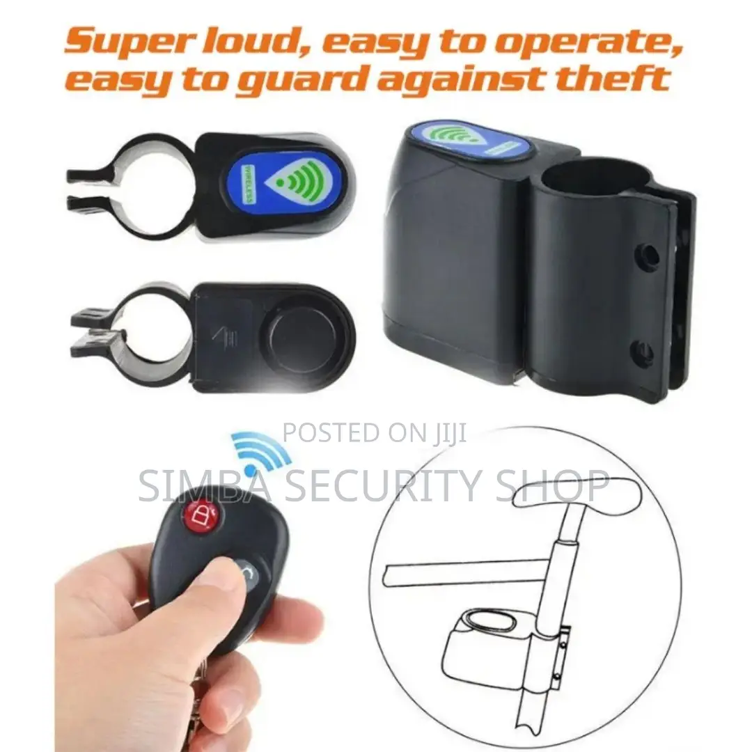 Smart Wireless Bike Alarm Lock Anti-theft Vibration Sensor Bicycle
