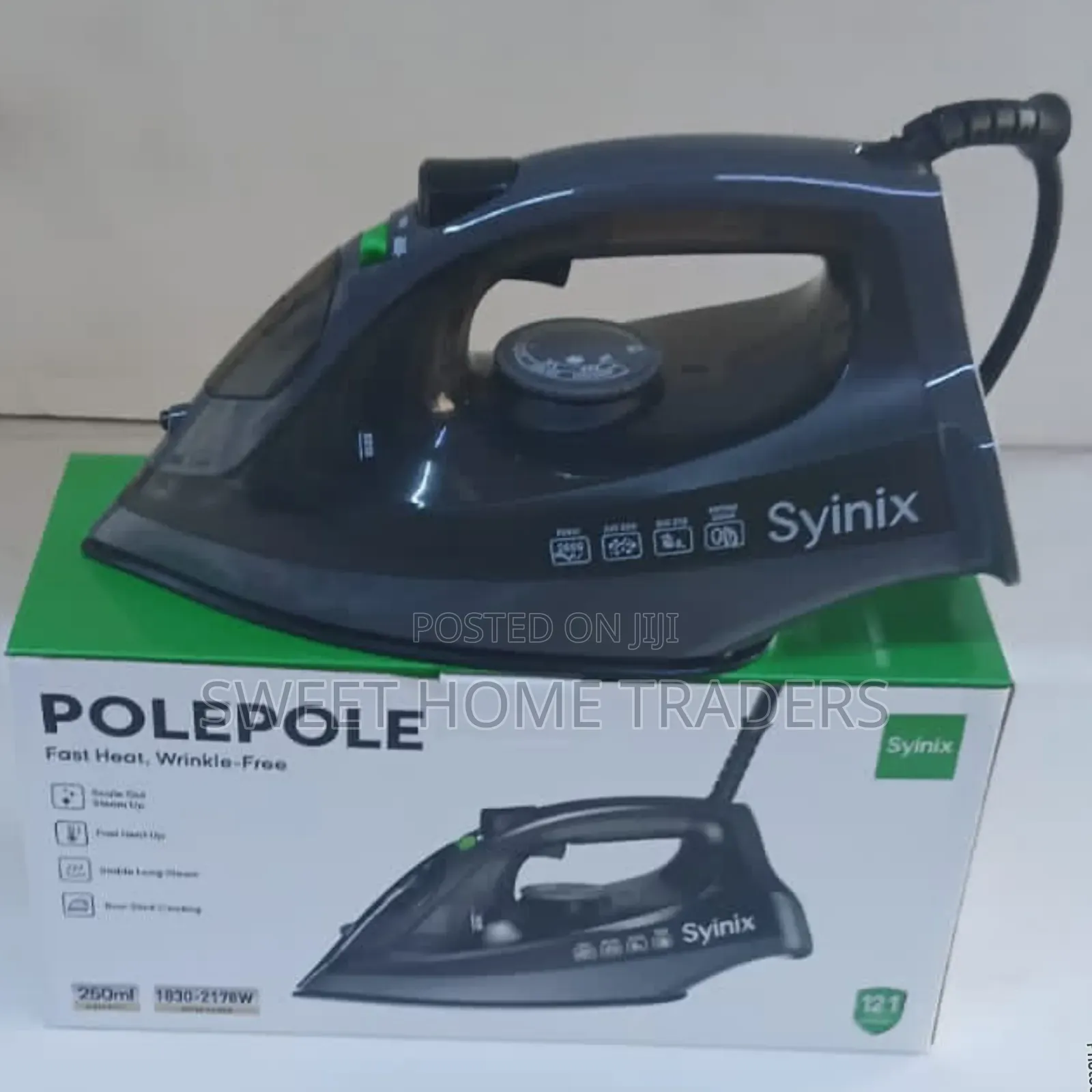 Fast Heat Syinix Steam Iron Box