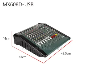 6-Channel 350w Power Mixer Amplifier