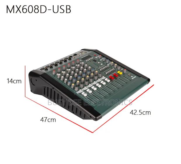 6-Channel 350w Power Mixer Amplifier - thumbnail 3