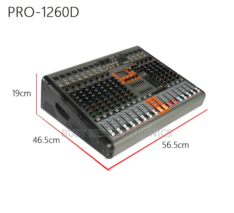 3000w 12 Channel Professional Powered Mixer