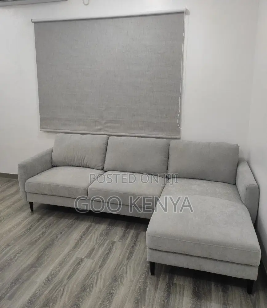 Home Sofa; Modern Fabric L Shaped Corner Sofa Set