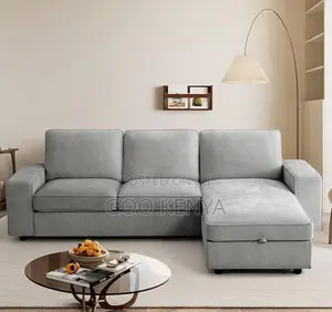 Home Sofa; Modern Fabric L Shaped Corner Sofa Set