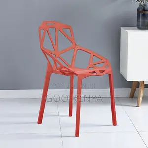 Outdoor Chair; Heavy Duty Weather Resistant Plastic Garden Chair