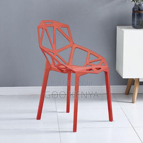 Outdoor Chair; Heavy Duty Weather Resistant Plastic Garden Chair
