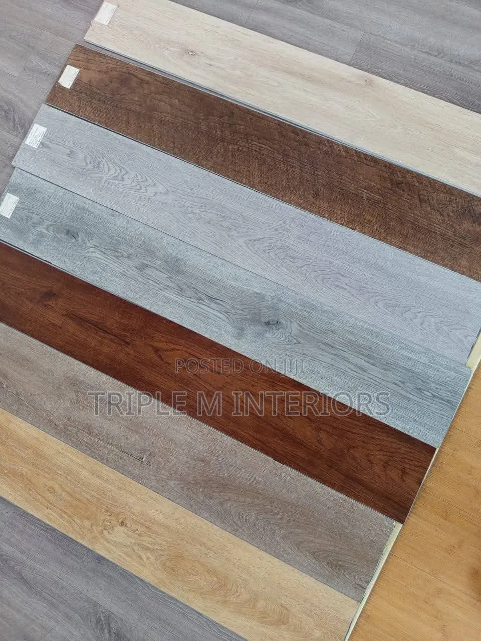 Stunning Matte Finish SPC Flooring in Grey, Oak Walnut.