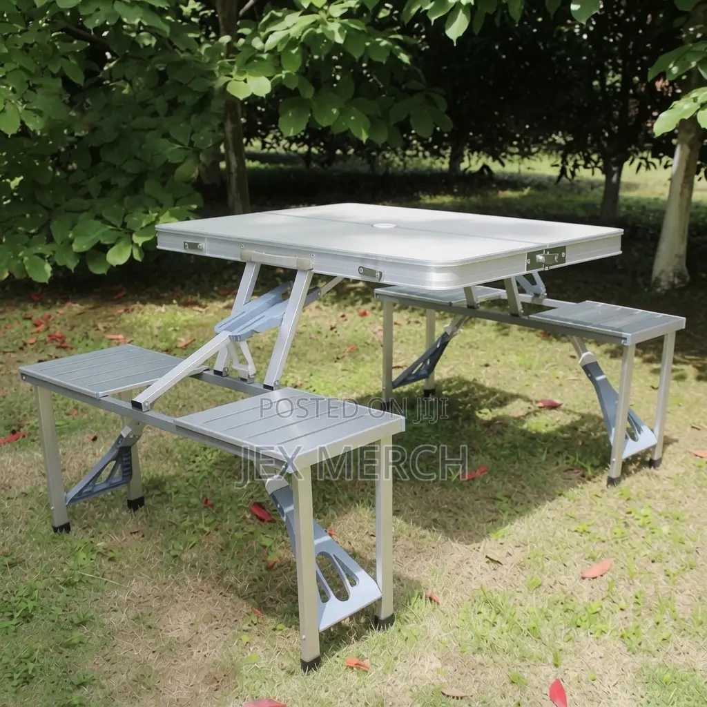 Portable Folding Picnic Table With 4 Seats For Sale