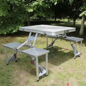Portable Folding Picnic Table With 4 Seats For Sale